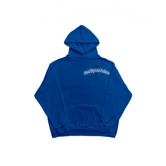 Blue Pull Over Hoodie